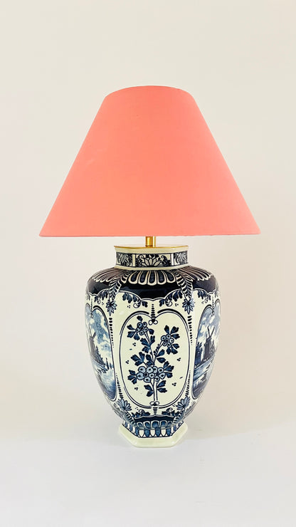 Antique Delft Lamp - pre order for early Aug