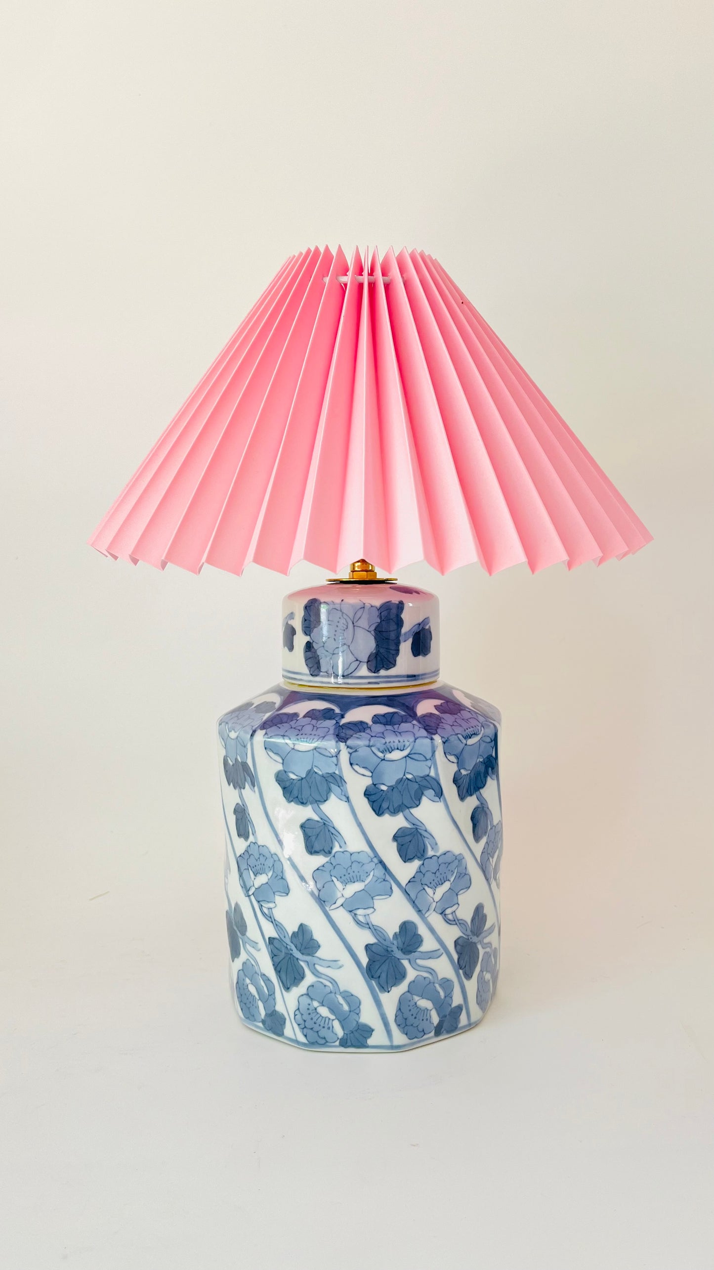 Antique Chinese Flower Lamp
