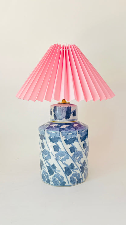 Antique Chinese Flower Lamp