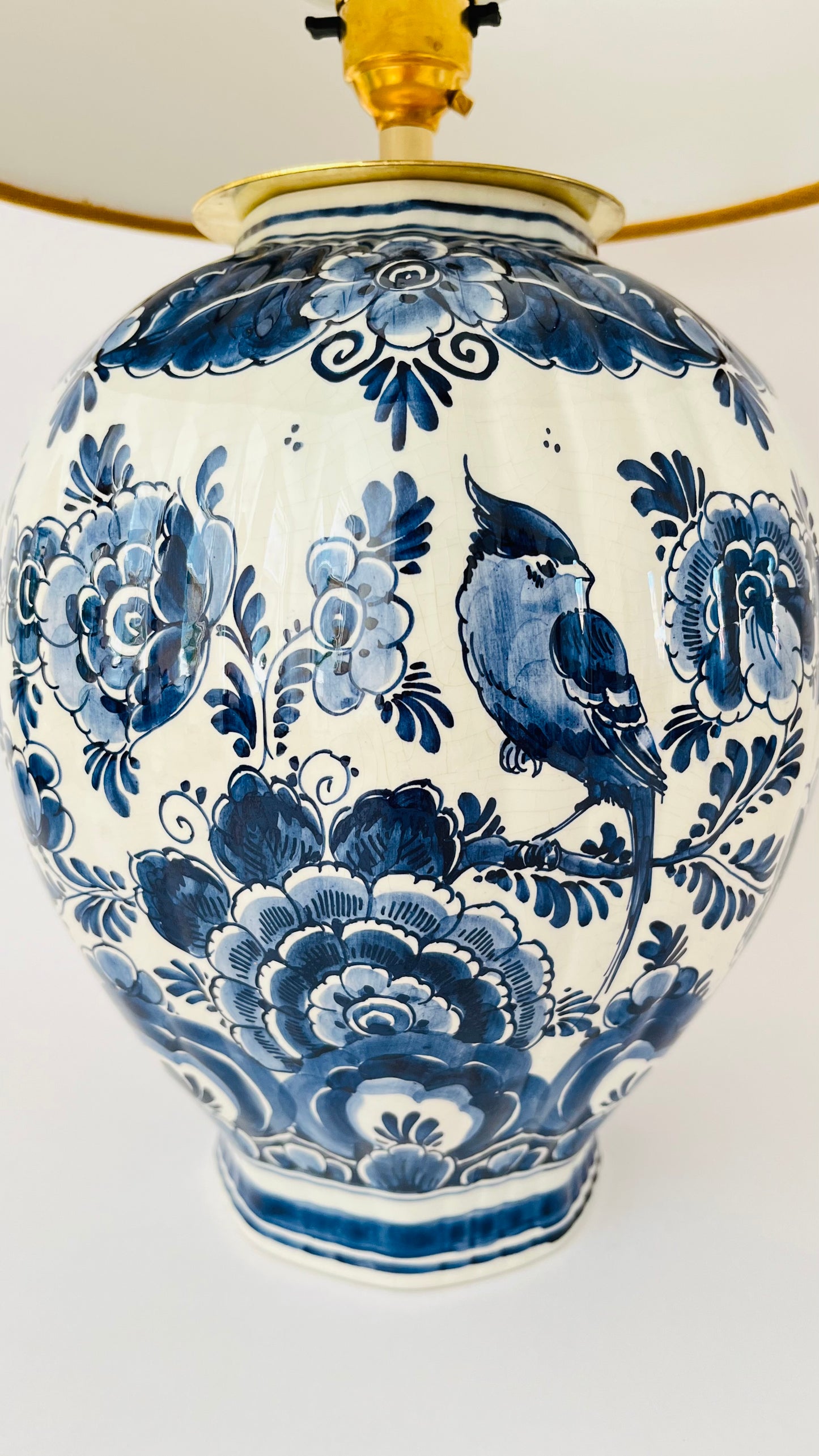Antique Royal Delft Lamp - pre order for early Dec