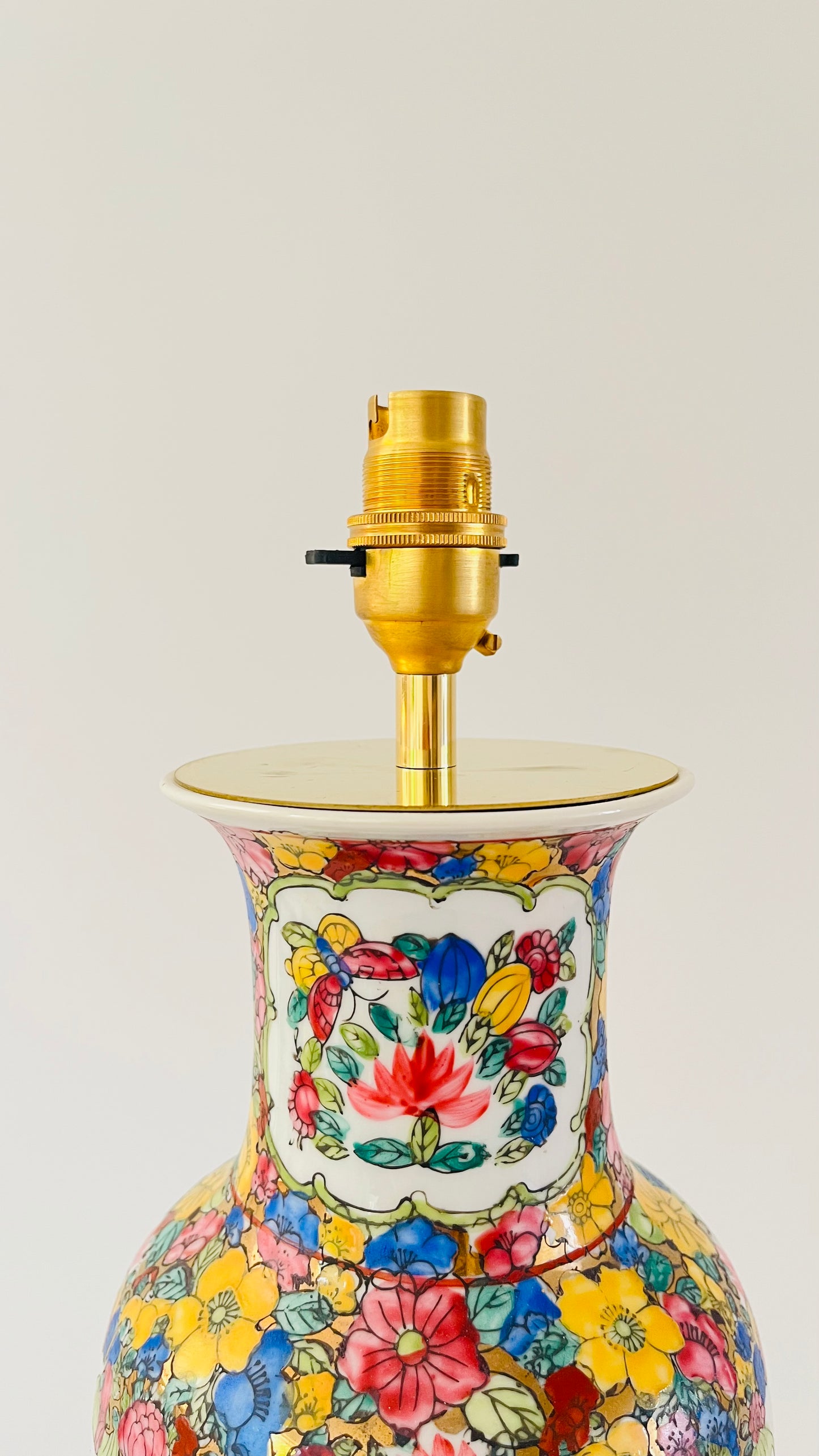 Antique Golden Flower Lamp