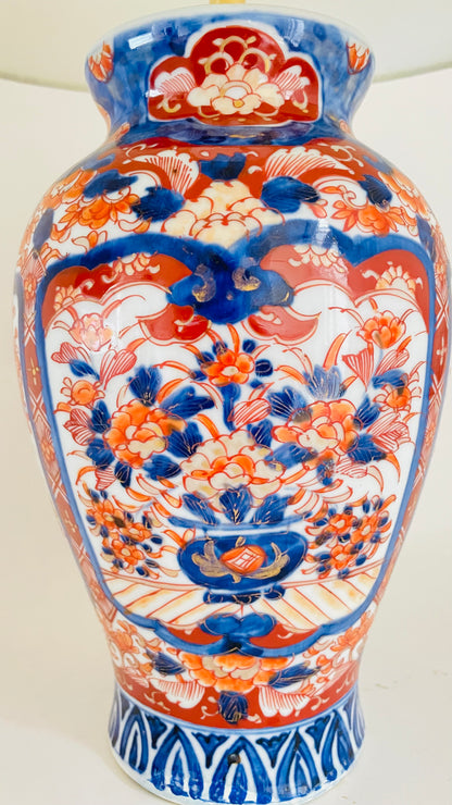 Antique Japanese Imari Lamp - pre order for mid May
