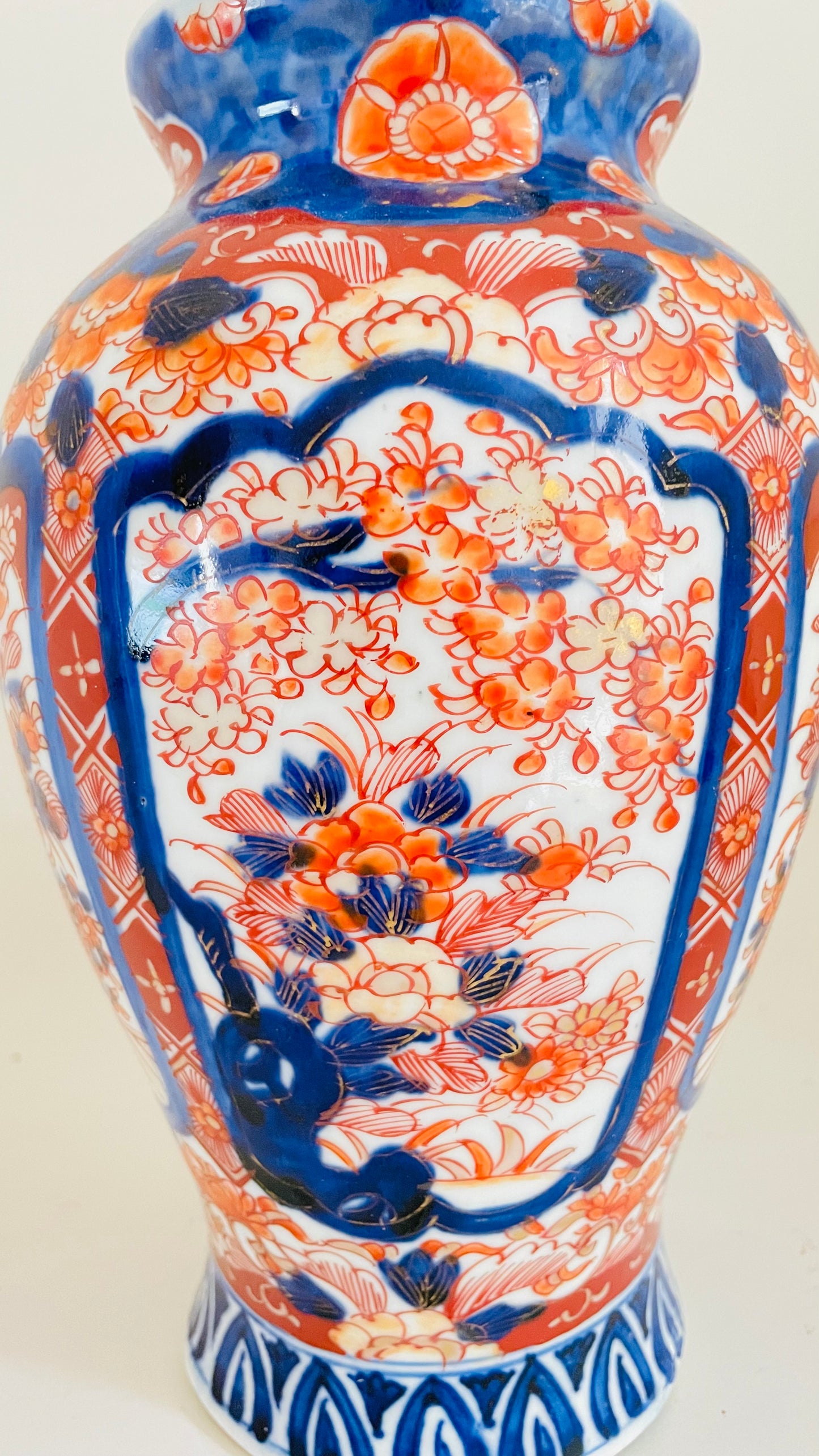 Antique Japanese Imari Lamp - pre order for mid May