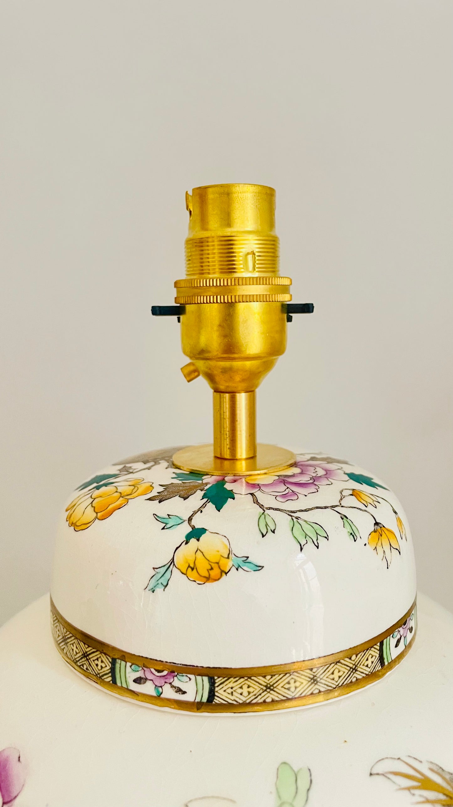 Antique Large Mason's Lamp - pre order for mid Nov