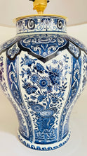 Load image into Gallery viewer, Antique Delft Boch Lamp - pre order for end of March
