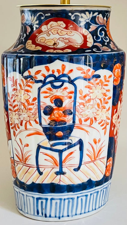 Antique Japanese Imari Lamp - pre order for end of June