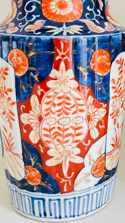 Antique Japanese Imari Lamp - pre order for end of June
