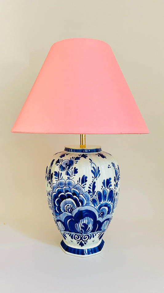 Antique Delft Lamp - pre order for mid Oct