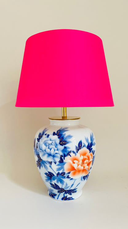 Antique Japanese Fukagawa Lamp - pre order for end of Aug