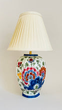 Load image into Gallery viewer, Antique Delft Polychrome Lamp - pre order for w/c July 24th
