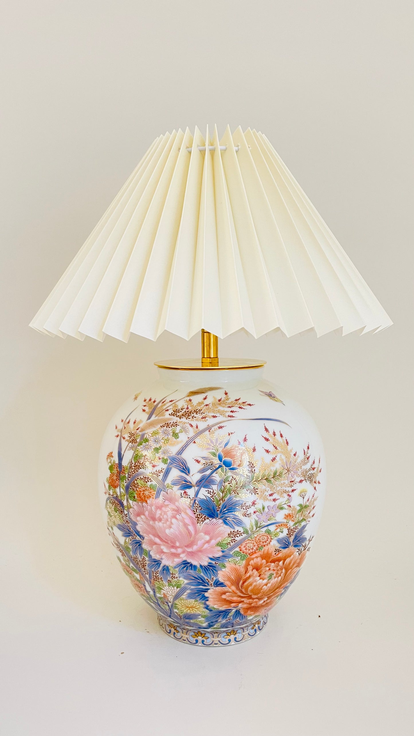 Antique Japanese Flower Lamp - pre order for w/c May 18th
