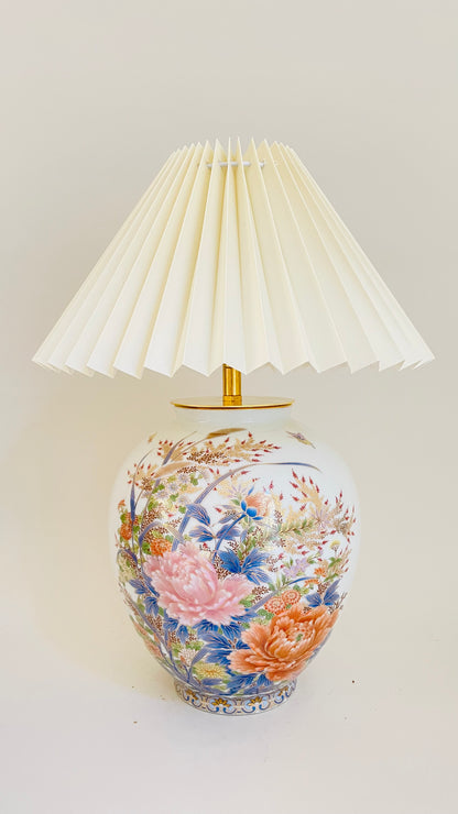 Antique Japanese Flower Lamp - pre order for w/c May 18th