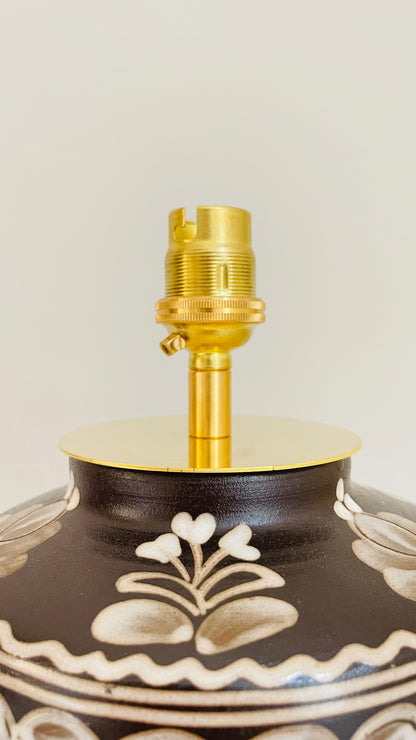 Small Studio Pottery Lamp - pre order for mid Jan