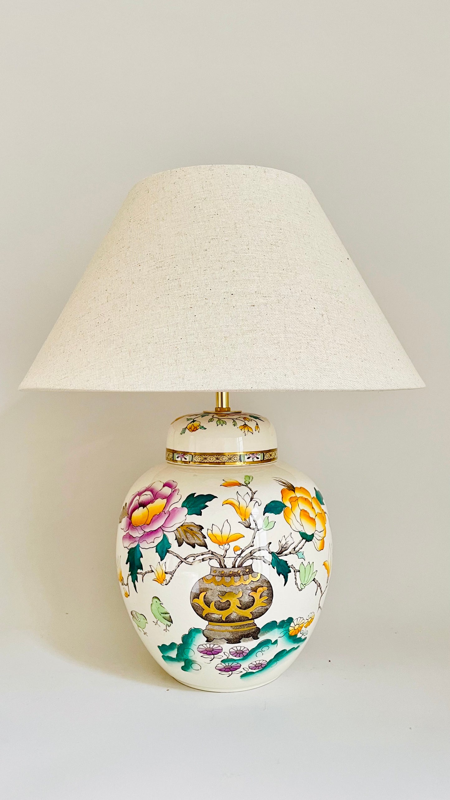 Antique Large Mason's Lamp - pre order for mid Nov