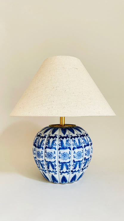 Antique Mini Pumpkin Lamp - pre order for end of July