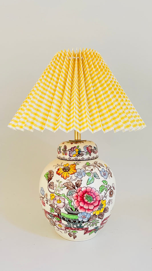 Antique Mason's Lamp - pre order for early Dec