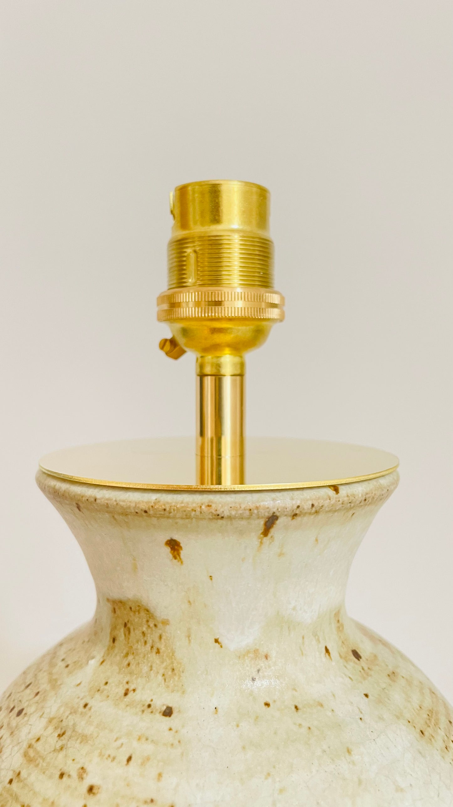 Studio Pottery Lamp - pre order for early Jan