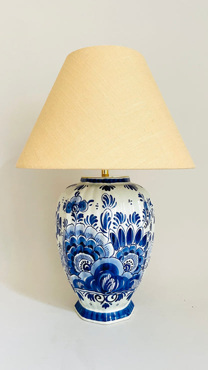 Antique Delft Lamp (damaged) - pre order for end of Oct