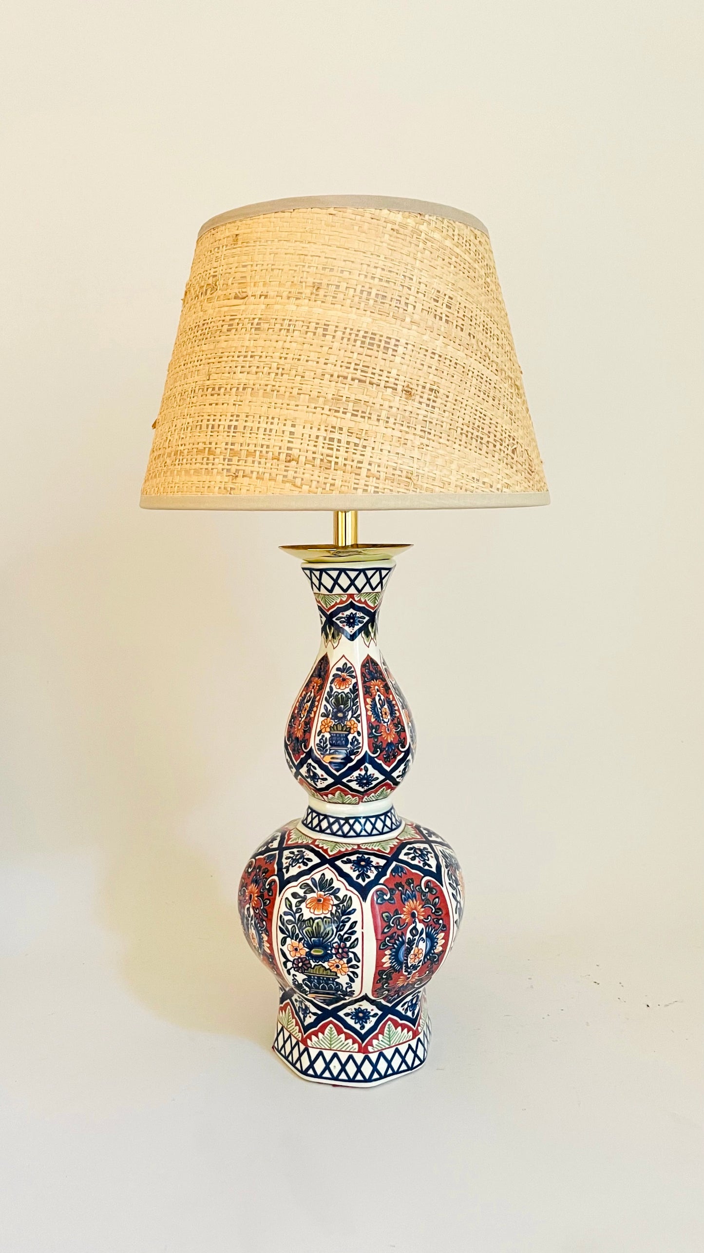 Antique Belgian Boch Lamp - pre order for early March