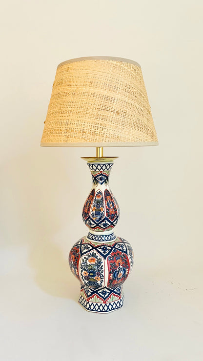 Antique Belgian Boch Lamp - pre order for early March