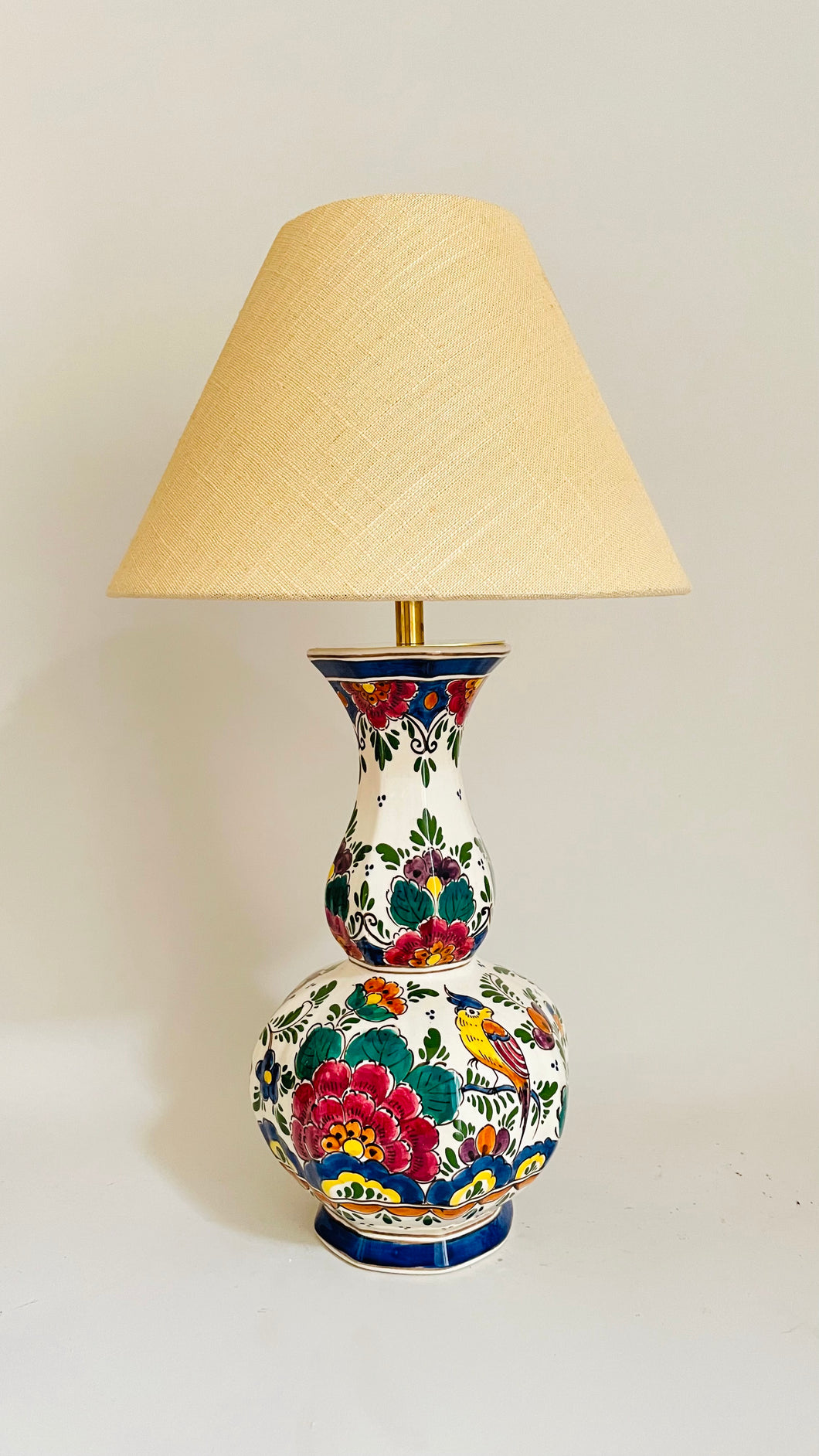 Antique Makkum Lamp - pre order for mid Nov