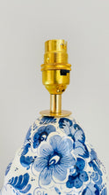 Load image into Gallery viewer, Large Antique Delft Lamp - pre order for mid Nov
