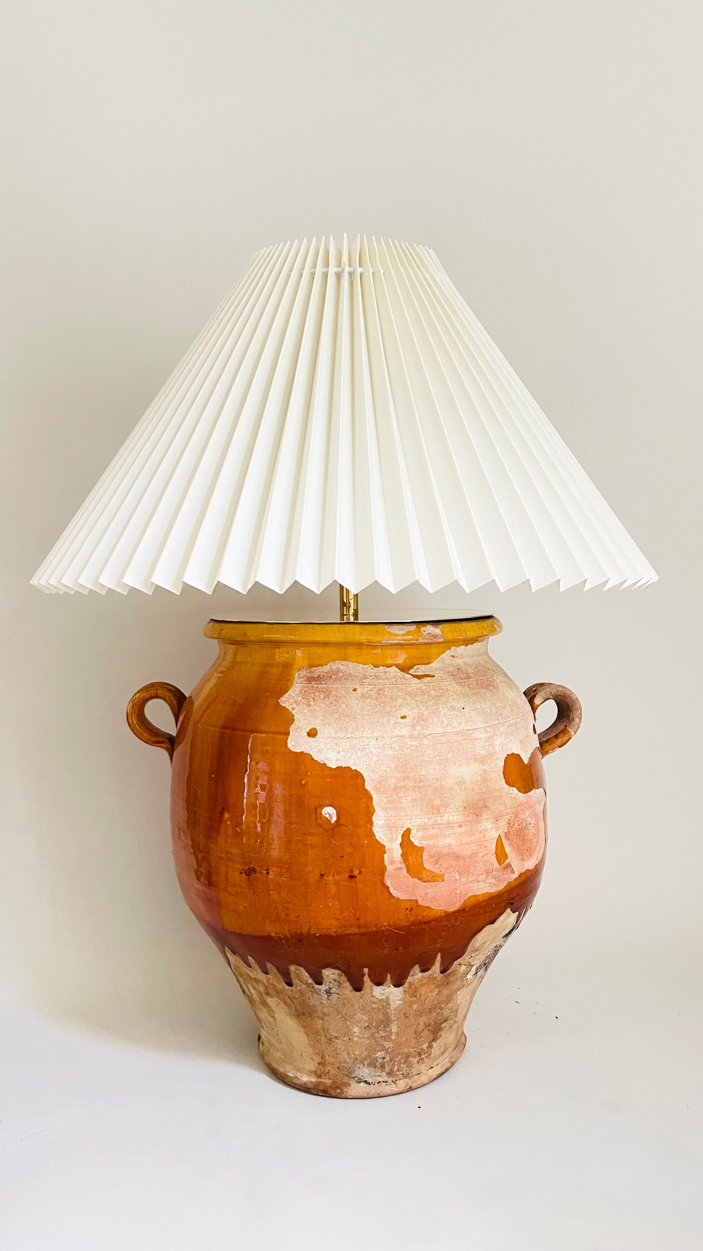 Large Antique French Pot Lamp - pre order for w/c Dec 11th