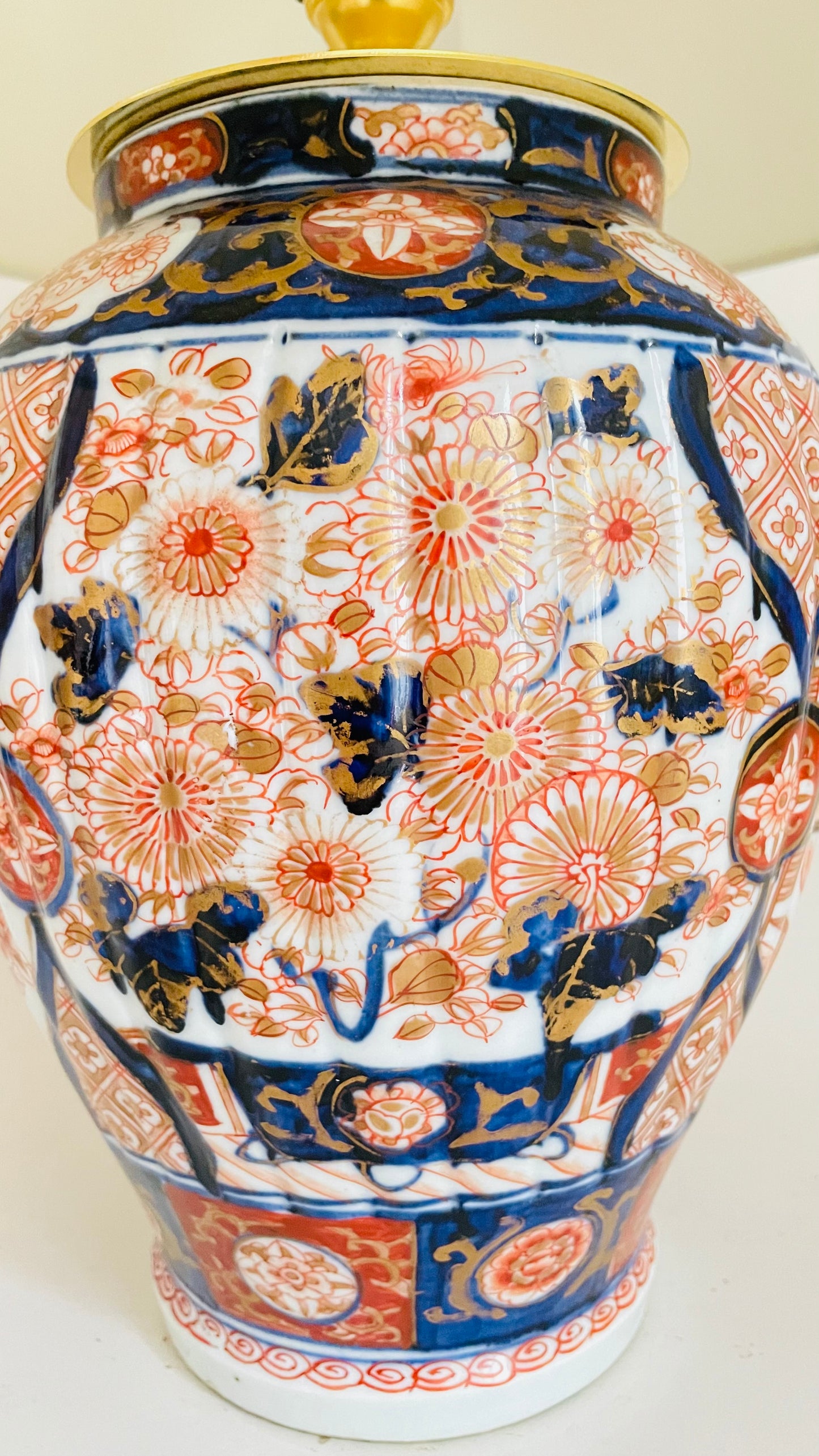 Antique Imari Lamp - pre order for early April