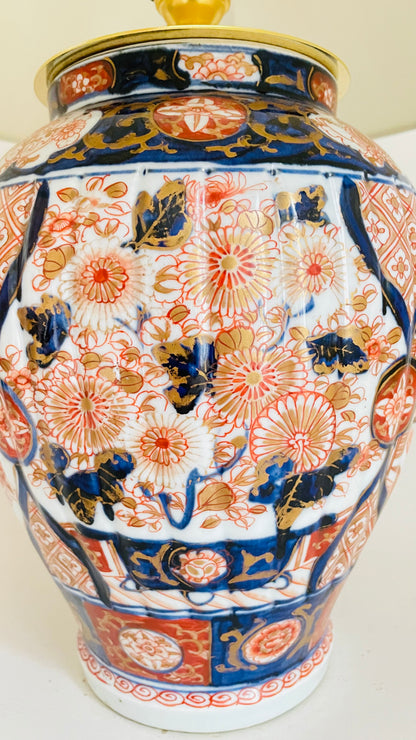 Antique Imari Lamp - pre order for early April
