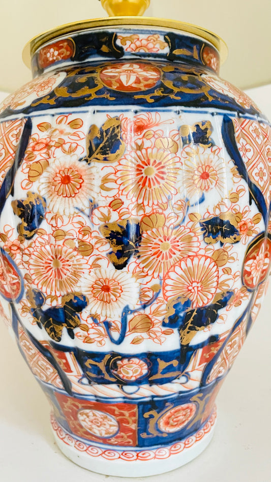 Antique Imari Lamp - pre order for early April