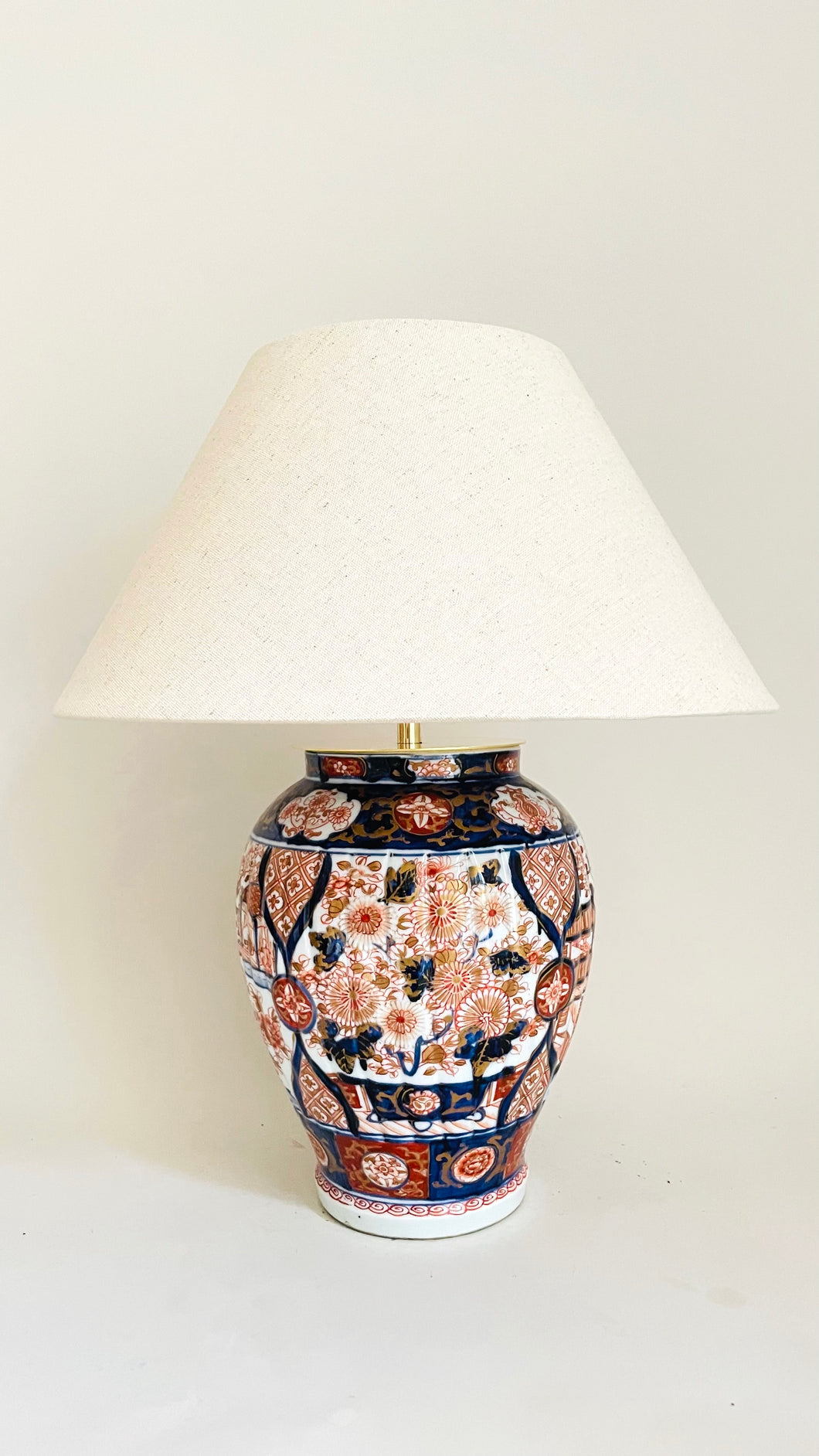 Antique Imari Lamp - pre order for early April