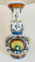Load image into Gallery viewer, Antique Delft Polychrome Lamp - pre order for early April
