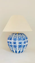 Load image into Gallery viewer, Antique Pumpkin Lamp - pre order for end of March
