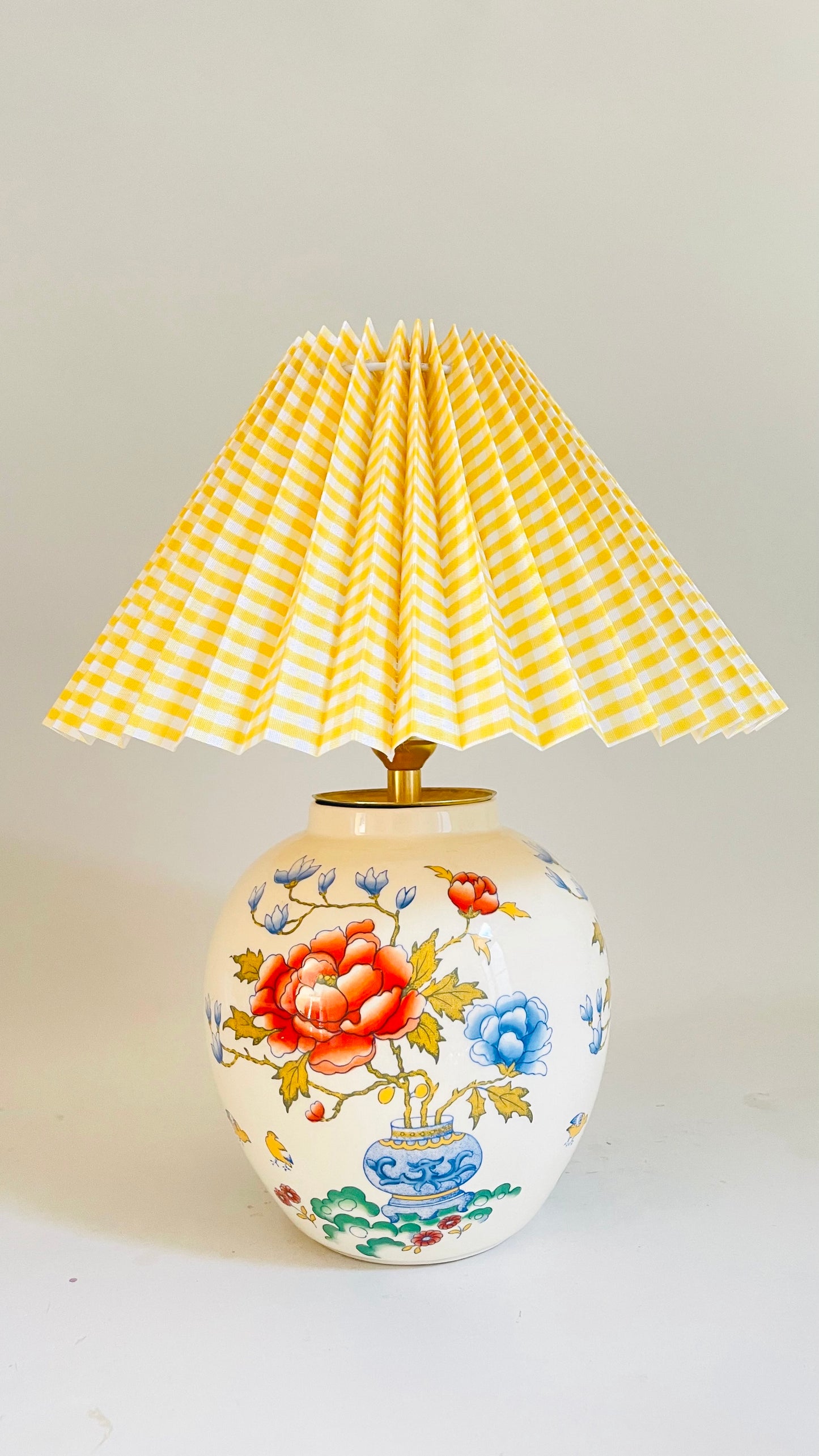 Antique Mason's Peony Lamp - pre order for mid Dec