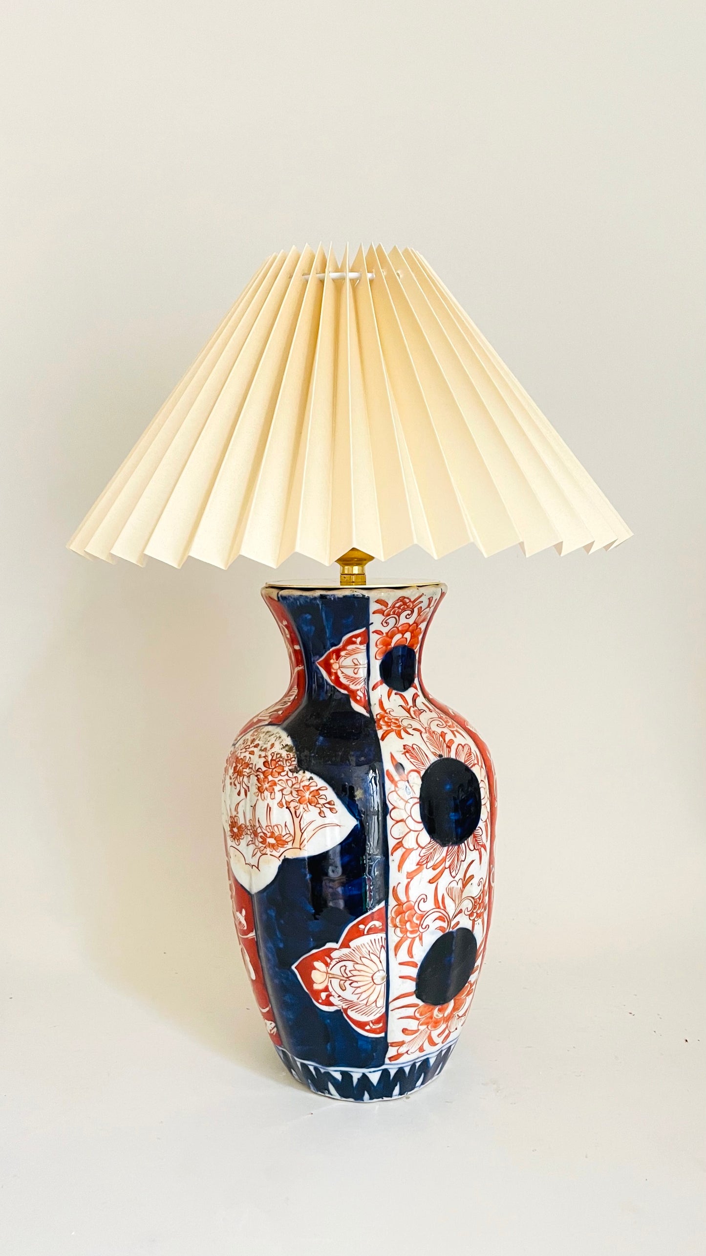 Antique Japanese Imari Lamp - pre order for mid March