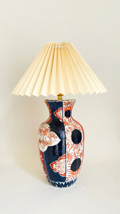 Antique Japanese Imari Lamp - pre order for mid March