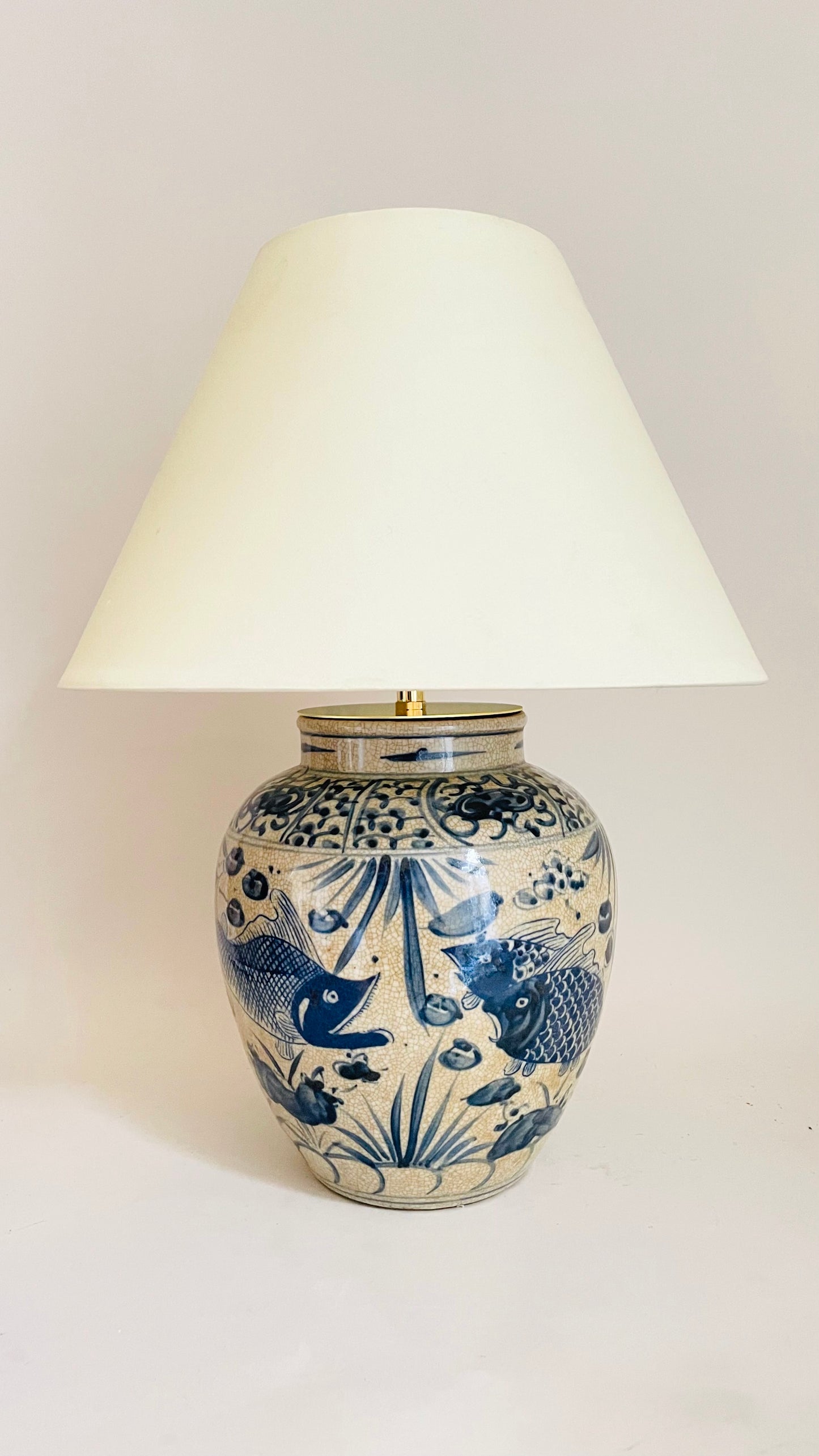 Antique Chinese Fish Lamp - pre order for early April