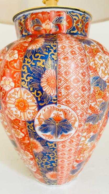 Antique Japanese Imari Lamp - pre order for early May