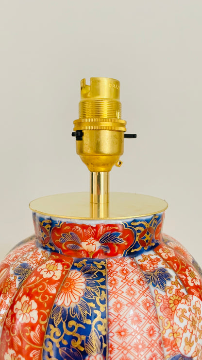 Antique Japanese Imari Lamp - pre order for early May