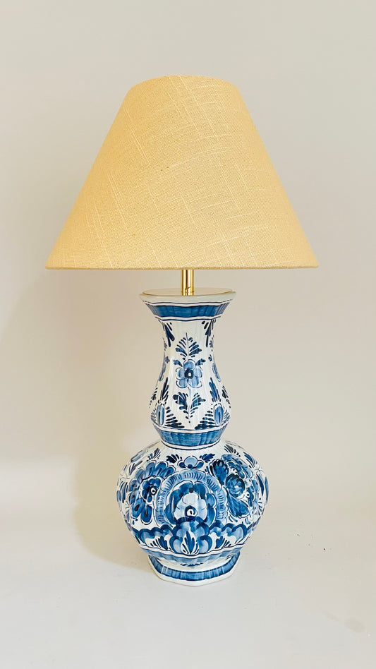 Antique Delft Lamp - pre order for mid Aug