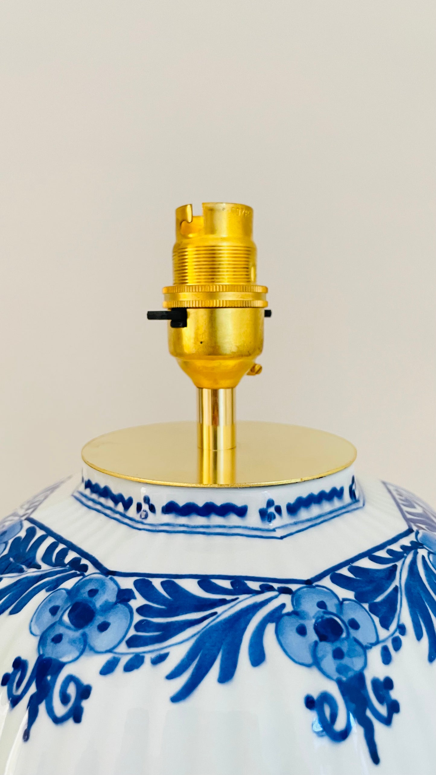 Antique ‘De Porceleyne Fles’ Lamp - pre order for mid May