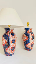 Load image into Gallery viewer, Antique Japanese Imari Lamp - pre order for early April
