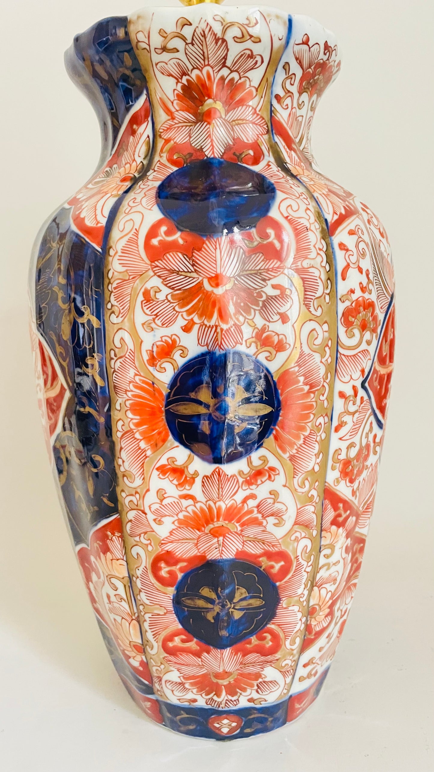 Antique Japanese Imari Lamp - pre order for mid July