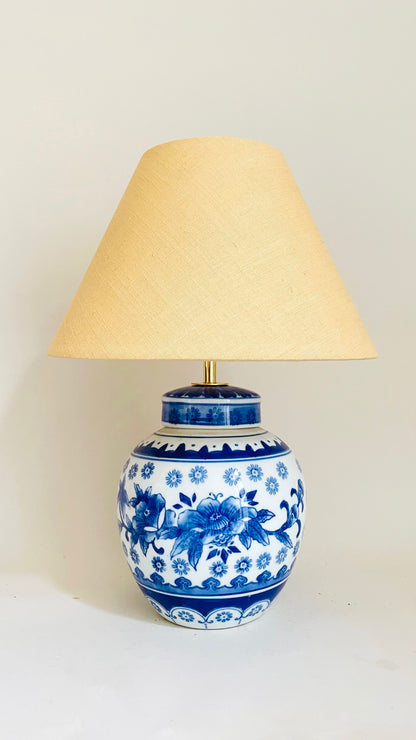 Antique Chinese Jar Lamp - pre order for end of Aug