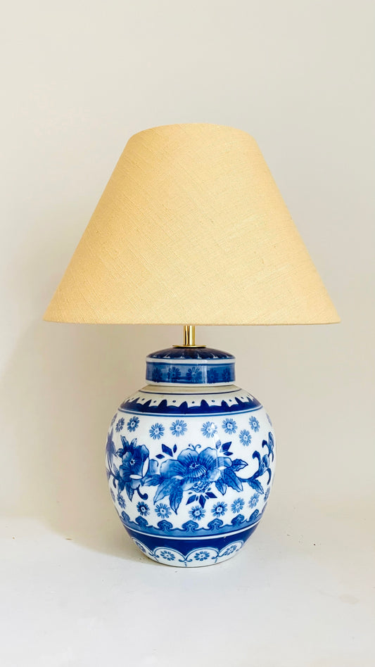 Antique Chinese Jar Lamp - pre order for end of Aug
