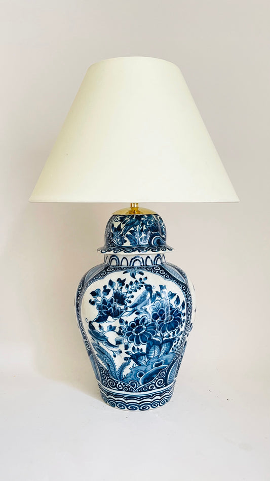 Antique Makkum Jar Lamp - pre order for early Feb