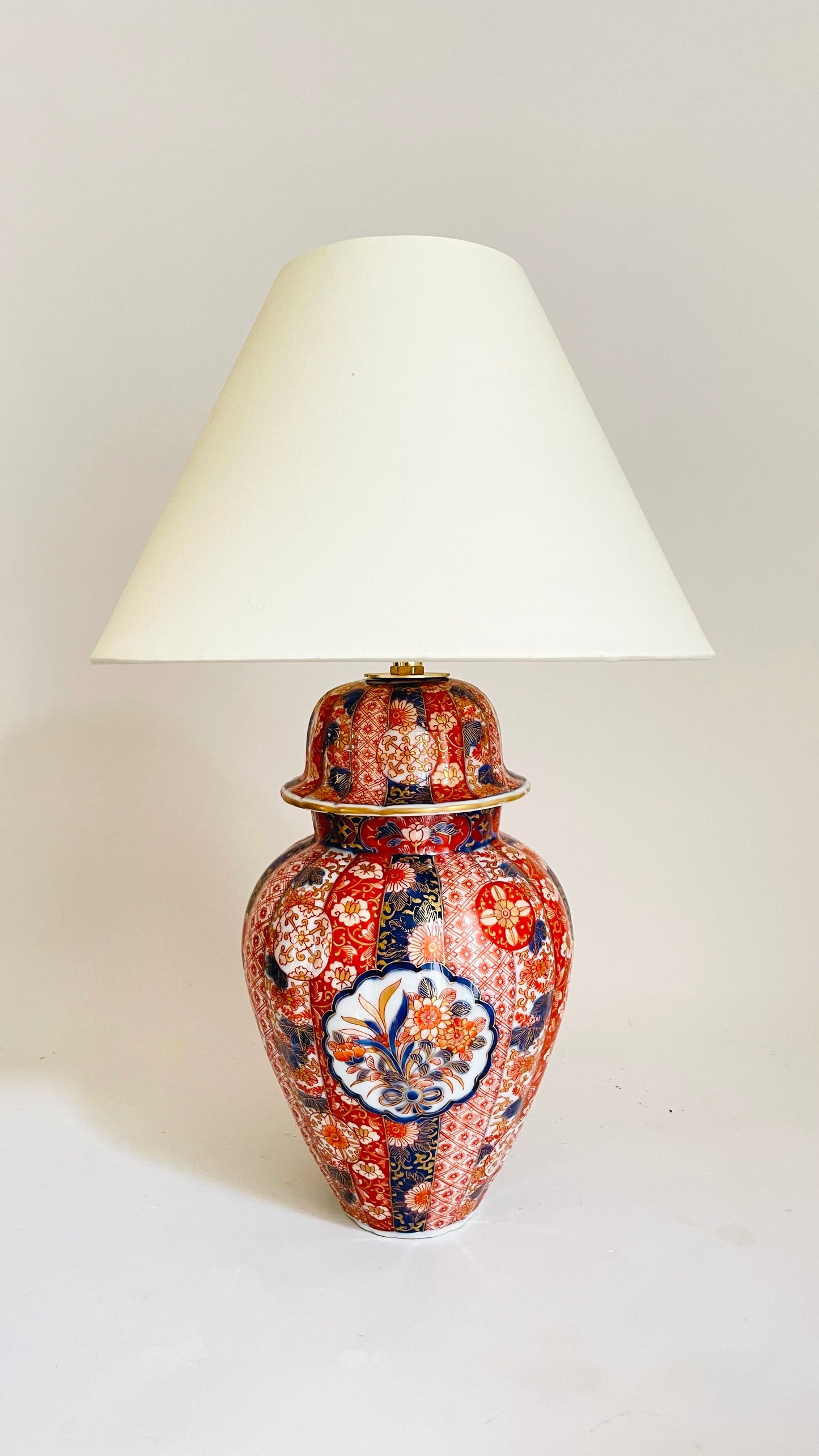 Antique Japanese Imari Lamp - pre order for early May