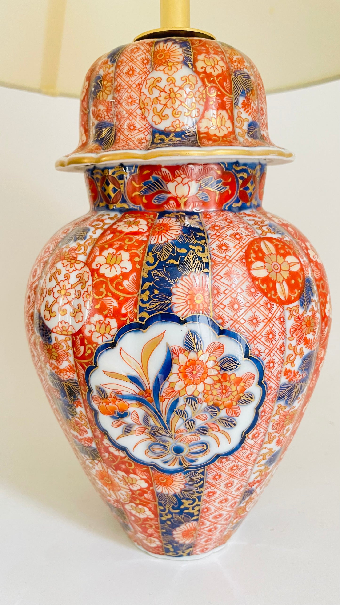 Antique Japanese Imari Lamp - pre order for early May