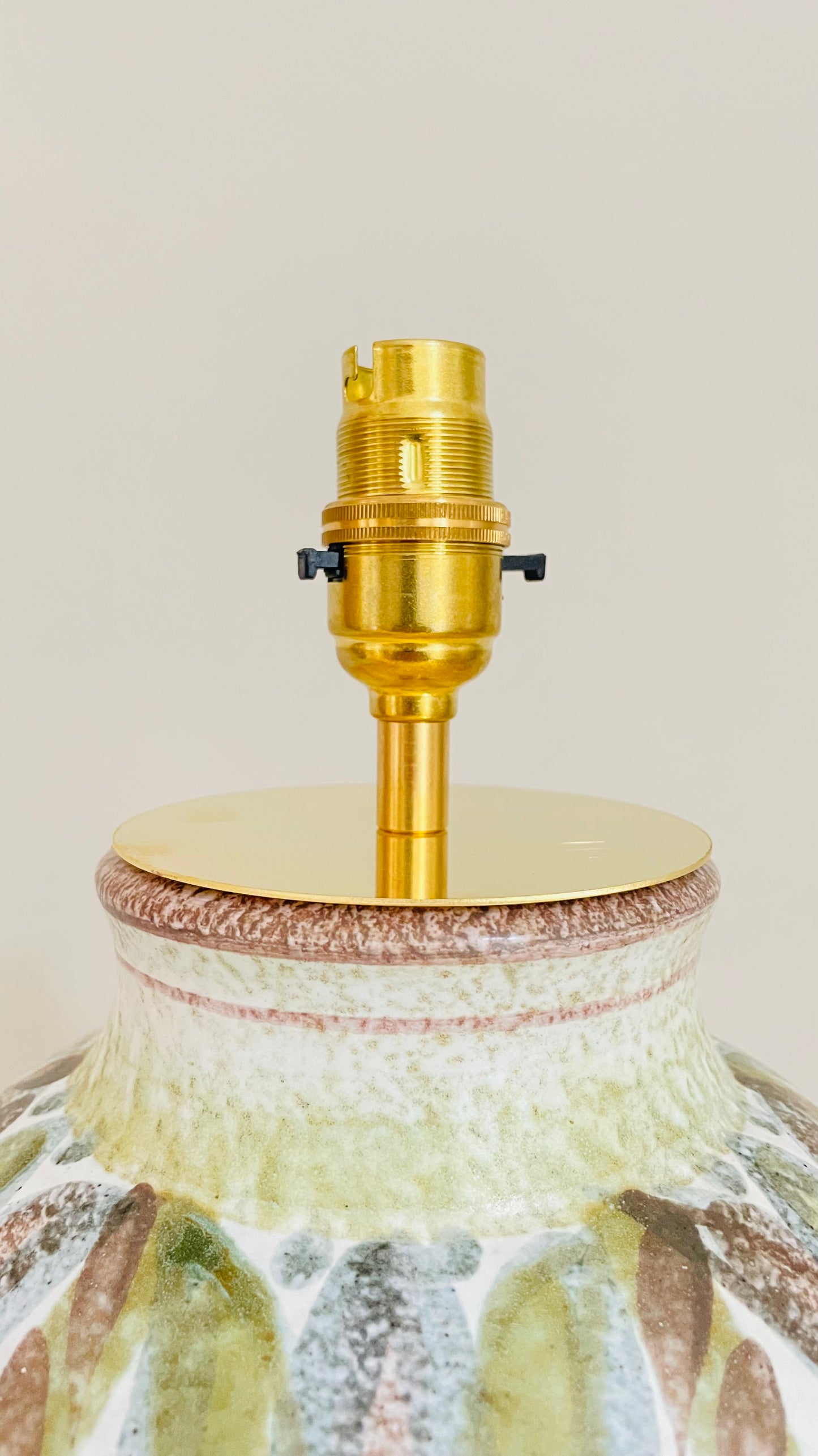 Studio Pottery Lamp - pre order for end of April