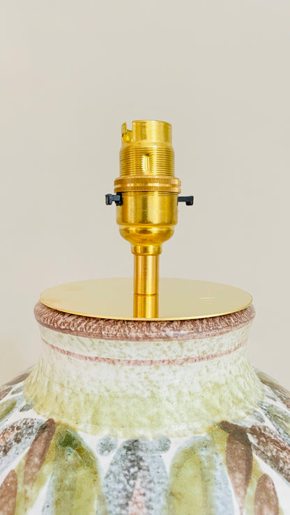 Studio Pottery Lamp - pre order for end of April